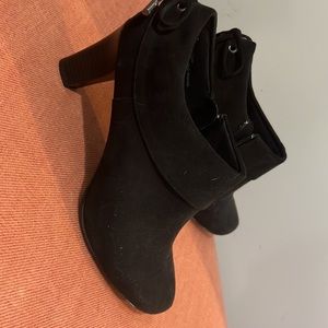 Coach and four ankle boots-suede material